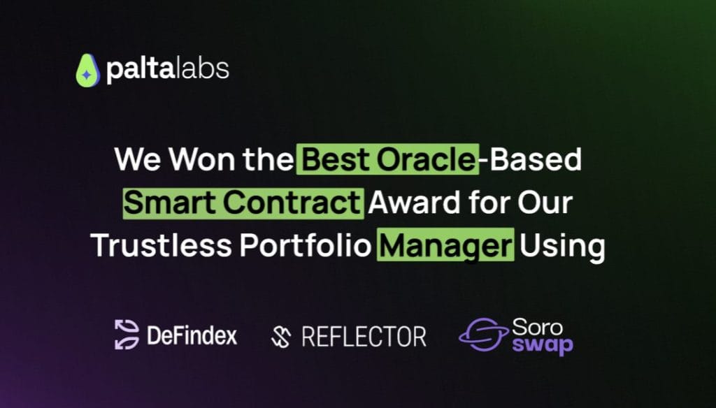 We Won Best Oracle-Based Smart Contract Award For Trustless Portfolio Manager: Combining Reflector, DeFindex, And Soroswap