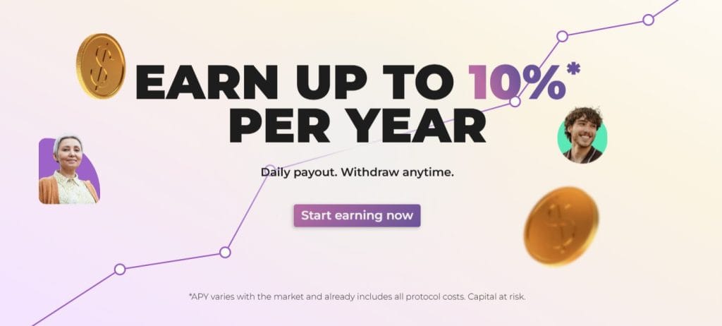 Beans Earn | Earn up to 10% per Year