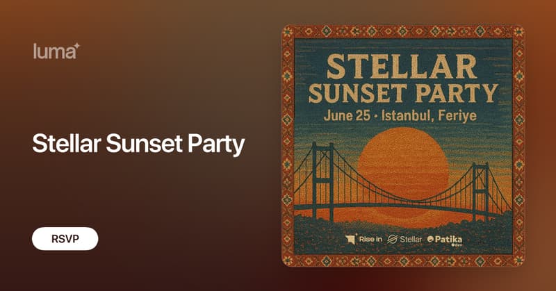 Stellar Sunset Party, Istanbul